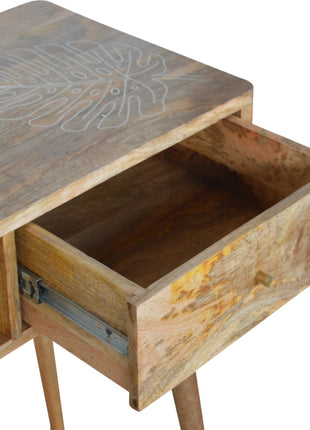 Leaf Embossed Writing Desk