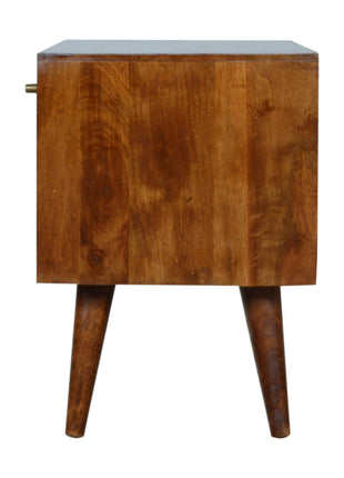 Chestnut Abstract Inlay Sideboard