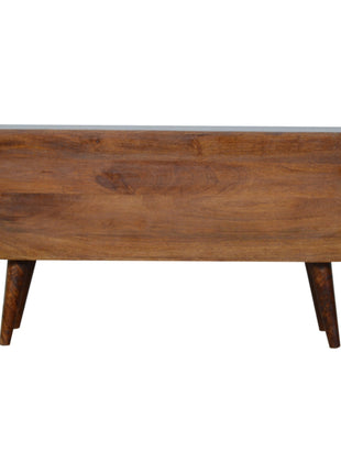 Chestnut Abstract Inlay Sideboard