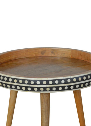 Large Dotted End Table