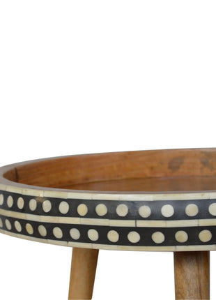 Large Dotted End Table