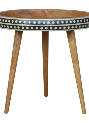 Large Dotted End Table
