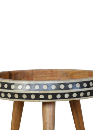 Small Dotted End Table