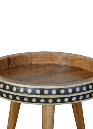 Small Dotted End Table