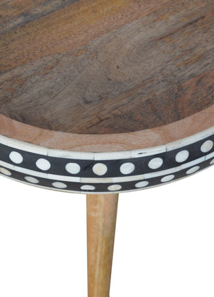 Small Dotted End Table