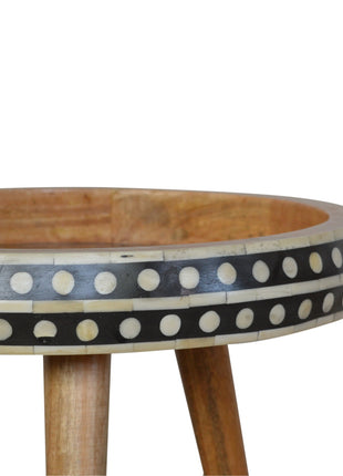 Small Dotted End Table