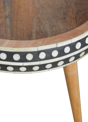 Small Dotted End Table
