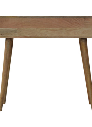 Taupe Floral Bone Console