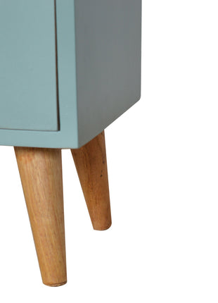 Green Hand Painted Bedside