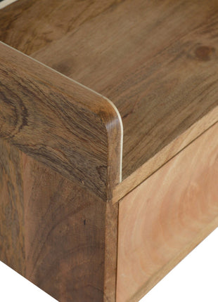 Bone Inlay Gallery Floating Bedside