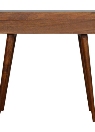 Tile Carve Chestnut Console
