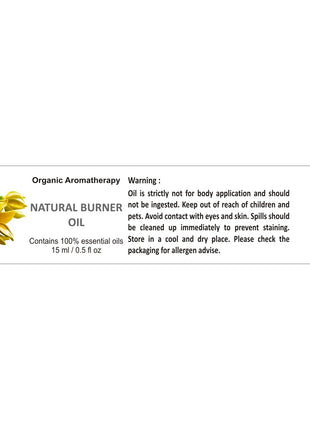 Black Oil Burner Set (Lotus)