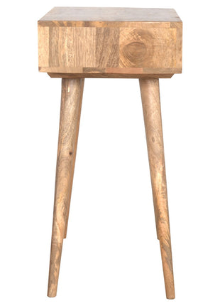 Oak-ish Open Shelf Writing Desk
