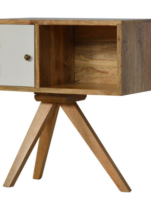 Solid Wood Tripod Bedside