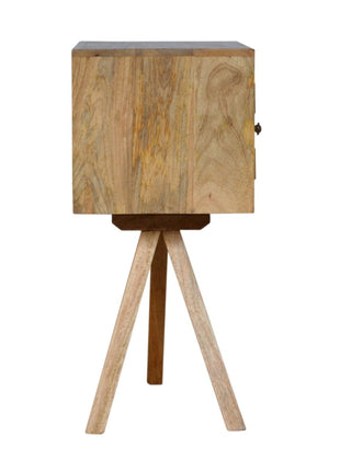 Solid Wood Tripod Bedside