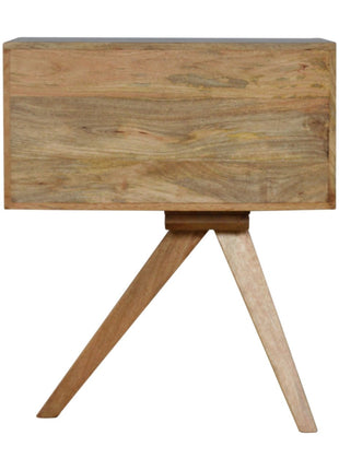 Solid Wood Tripod Bedside