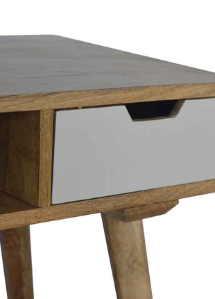 White Drawer Writing Desk