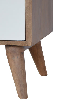 White Painted Bedside Table
