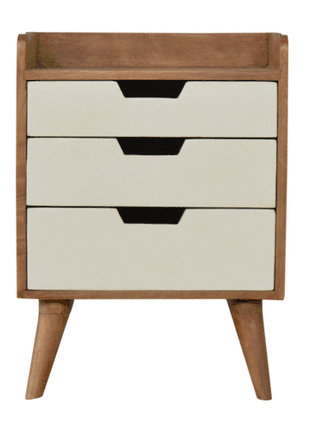 White Painted Bedside Table
