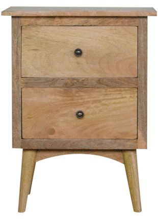 Nordic Style Bedside with 2 Drawers
