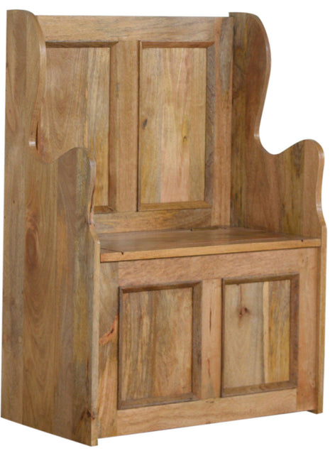 Small Monks Storage Bench