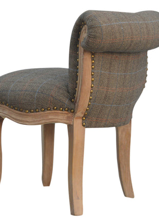 Multi Tweed Studded Chair