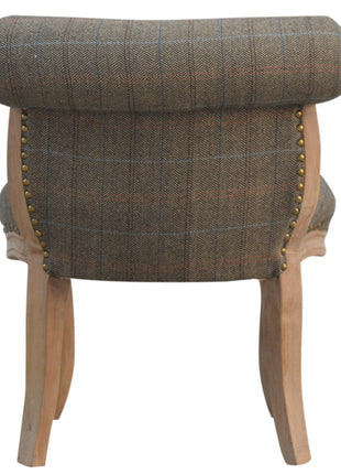 Multi Tweed Studded Chair