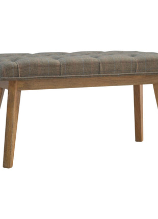 Multi Tweed Hallway Bench