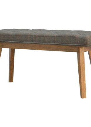 Multi Tweed Hallway Bench