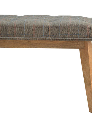 Multi Tweed Hallway Bench