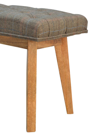 Multi Tweed Hallway Bench