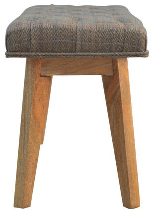 Multi Tweed Hallway Bench