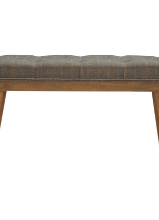 Multi Tweed Hallway Bench