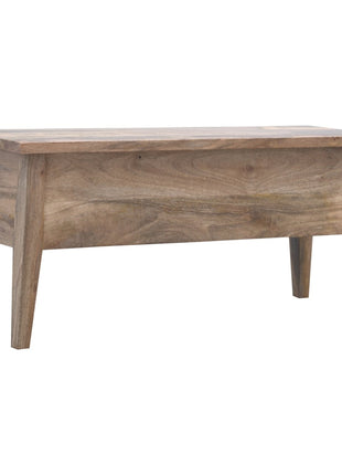 Solid Wood Lid Up Storage Bench