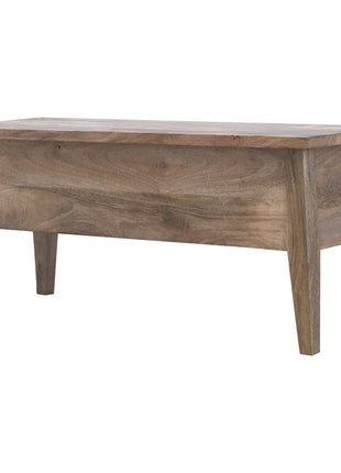 Solid Wood Lid Up Storage Bench