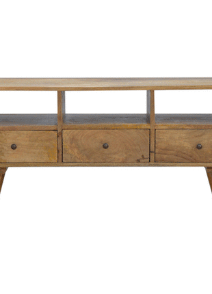 Nordic Style TV Unit with 3 Drawers
