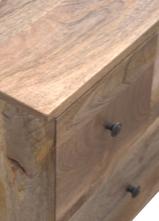 Oak-ish Multi Drawer Media Unit