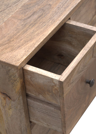 Oak-ish Multi Drawer Media Unit