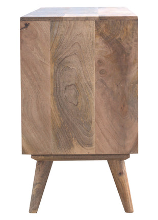 Oak-ish Multi Drawer Media Unit
