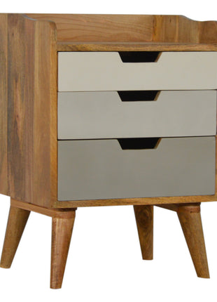 Grey and White Gradient Bedside