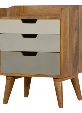 Grey and White Gradient Bedside