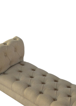 Mud Linen Bedroom Bench