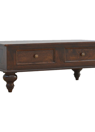 Turned 4 Drawer Coffee Table