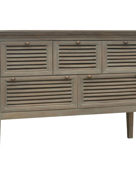 Grey Wash 5 Shutter Buffet
