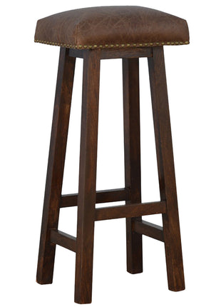Buffalo Messing Leder Barhocker