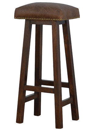 Buffalo Messing Leder Barhocker