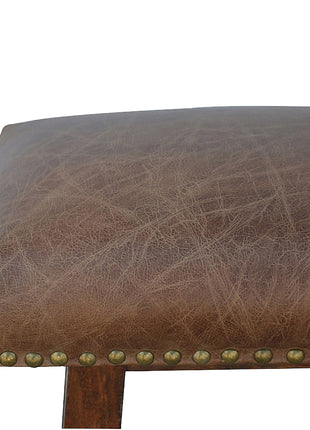 Buffalo Messing Leder Barhocker