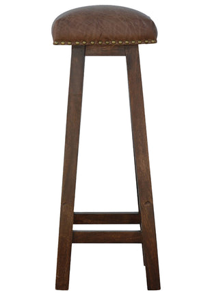 Buffalo Messing Leder Barhocker