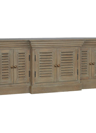 Grey Wash Shutter TV Cabinet