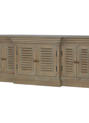 Grey Wash Shutter TV Cabinet